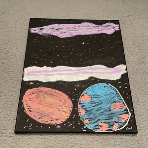 Planet Kids CanvasWall Decor Art